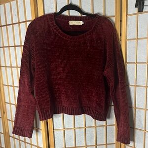 Women's Burgundy Sweater